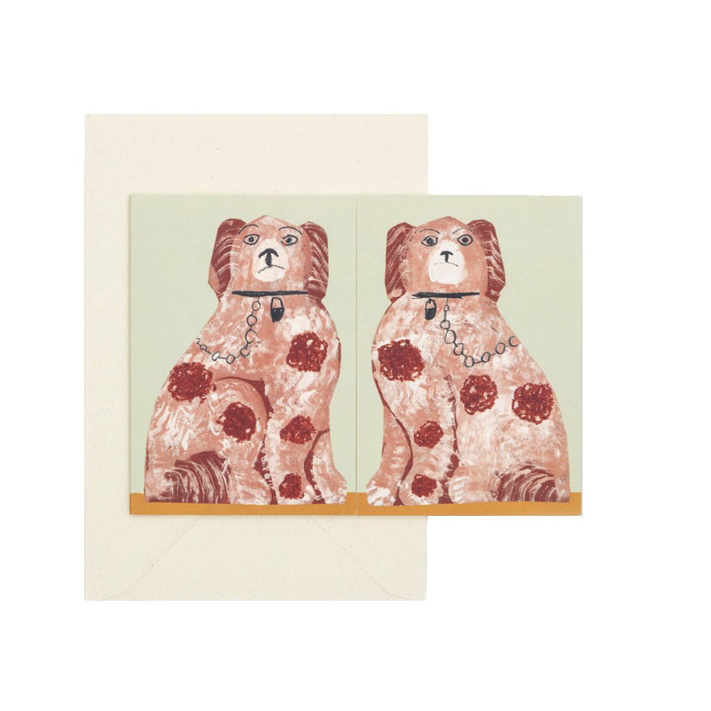 Mantel Dogs Card - Famous | Online Store