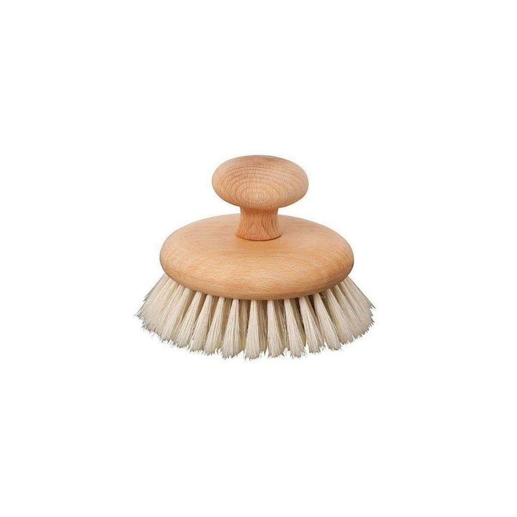 Massage Brush with Beechwood Knob Handle - Famous | Online Store