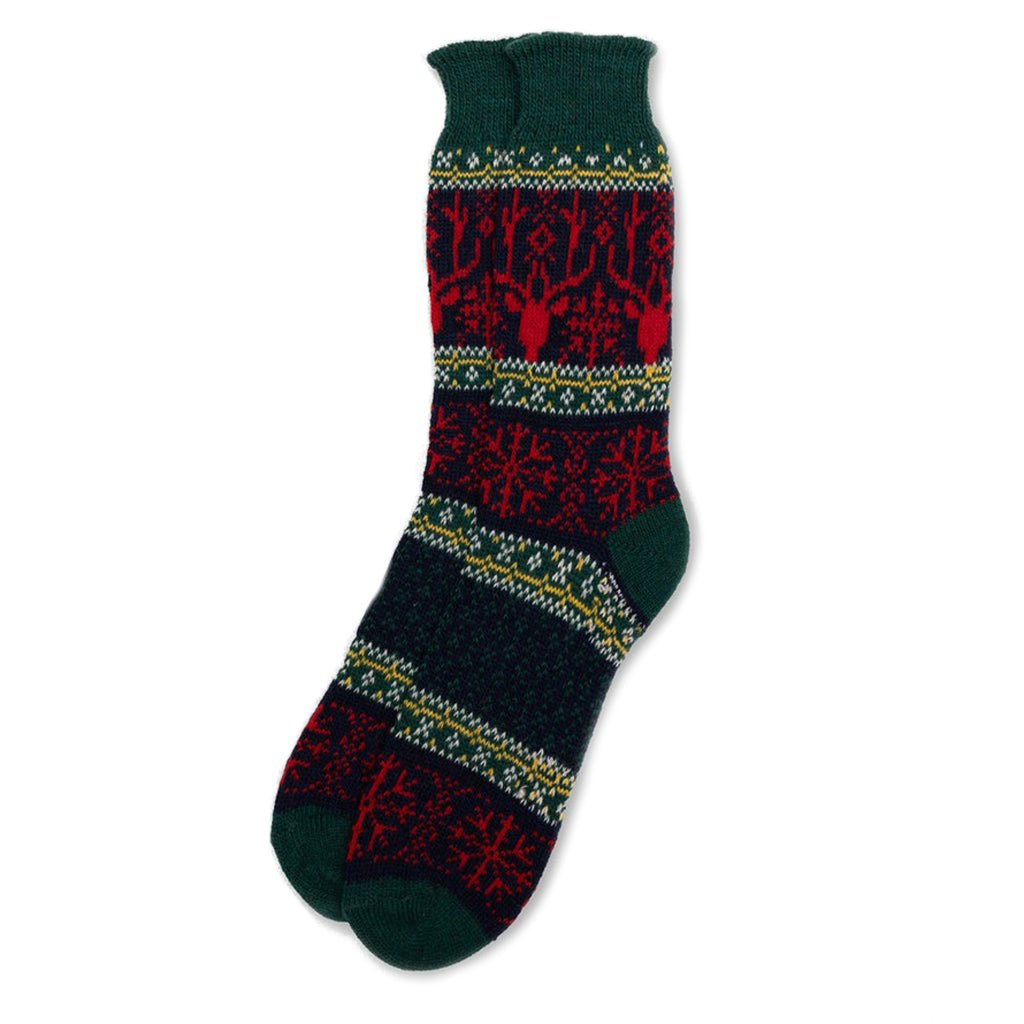 Men's Wool Fair Isle Socks - Famous | Online Store