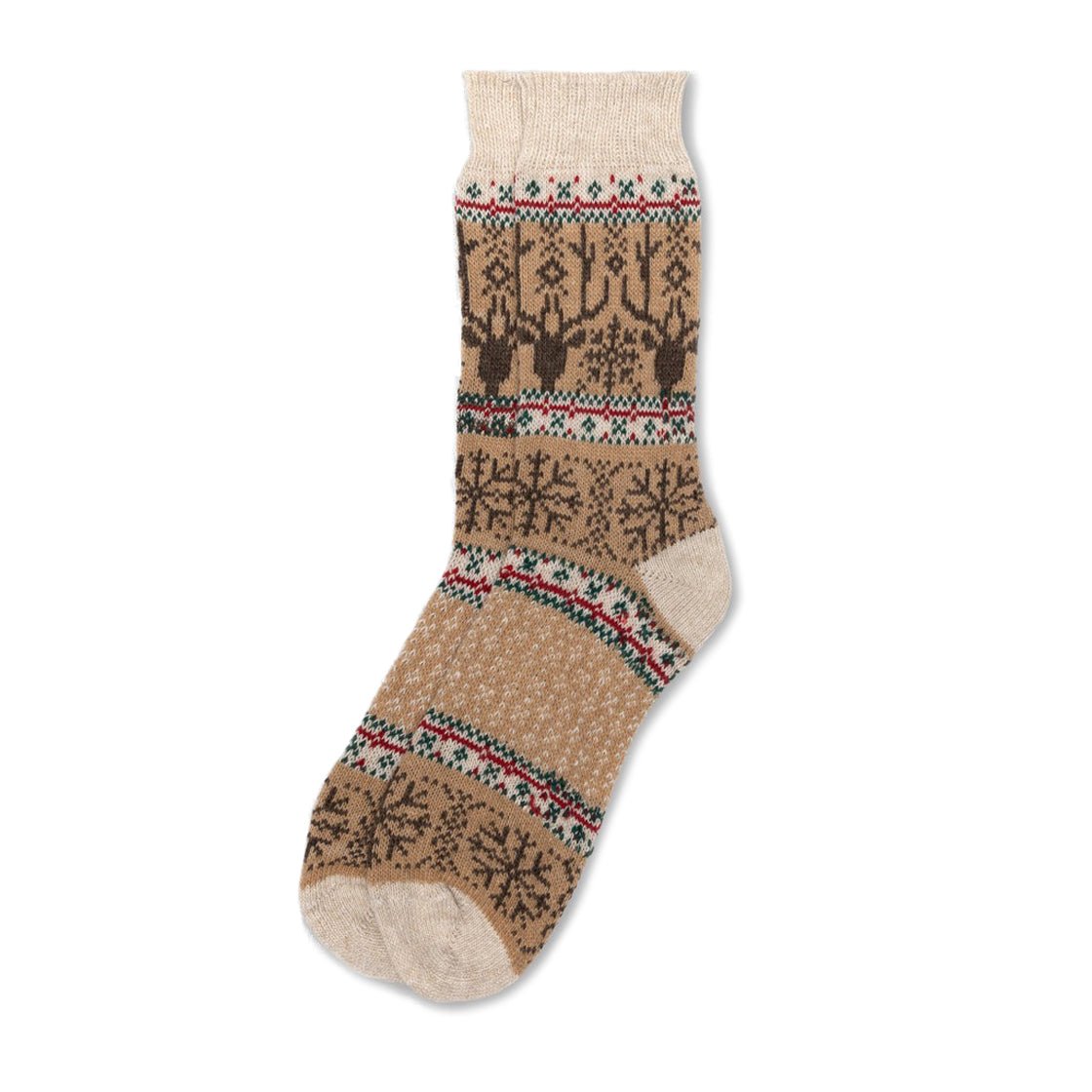 Men's Wool Fair Isle Socks - Famous | Online Store