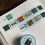 Midori Asano My Favorite Mugs Washi Tape - Famous | Online Store