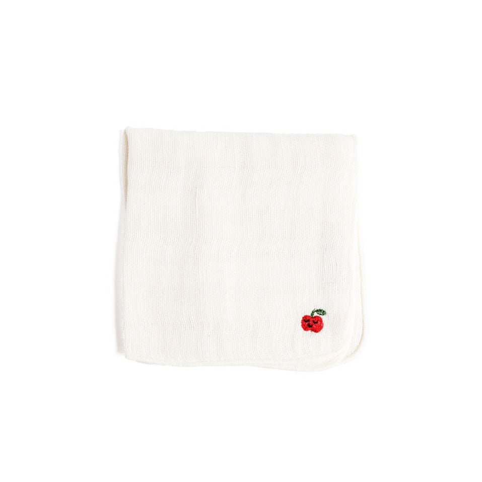 Mitsou Linen Gauze Embroidered Handkerchief - Famous | Online Store
