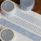 Mitsou Washi Tape - Stripe / Blue - Famous | Online Store