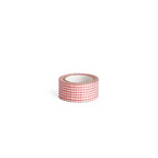 Mitsou Washi Tape - Check / Red - Famous | Online Store