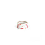 Mitsou Washi Tape - Dot / Red - Famous | Online Store