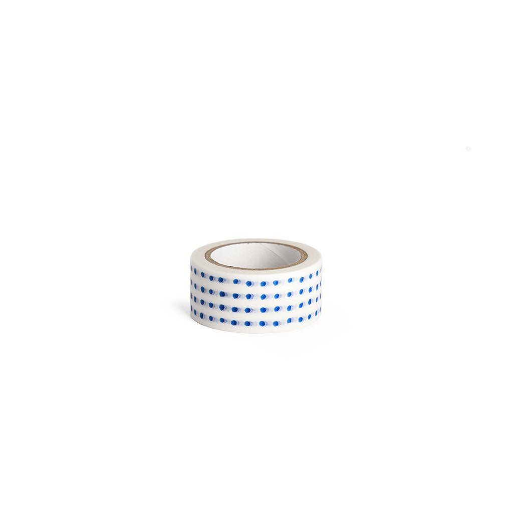 Mitsou Washi Tape - Dot / Blue - Famous | Online Store