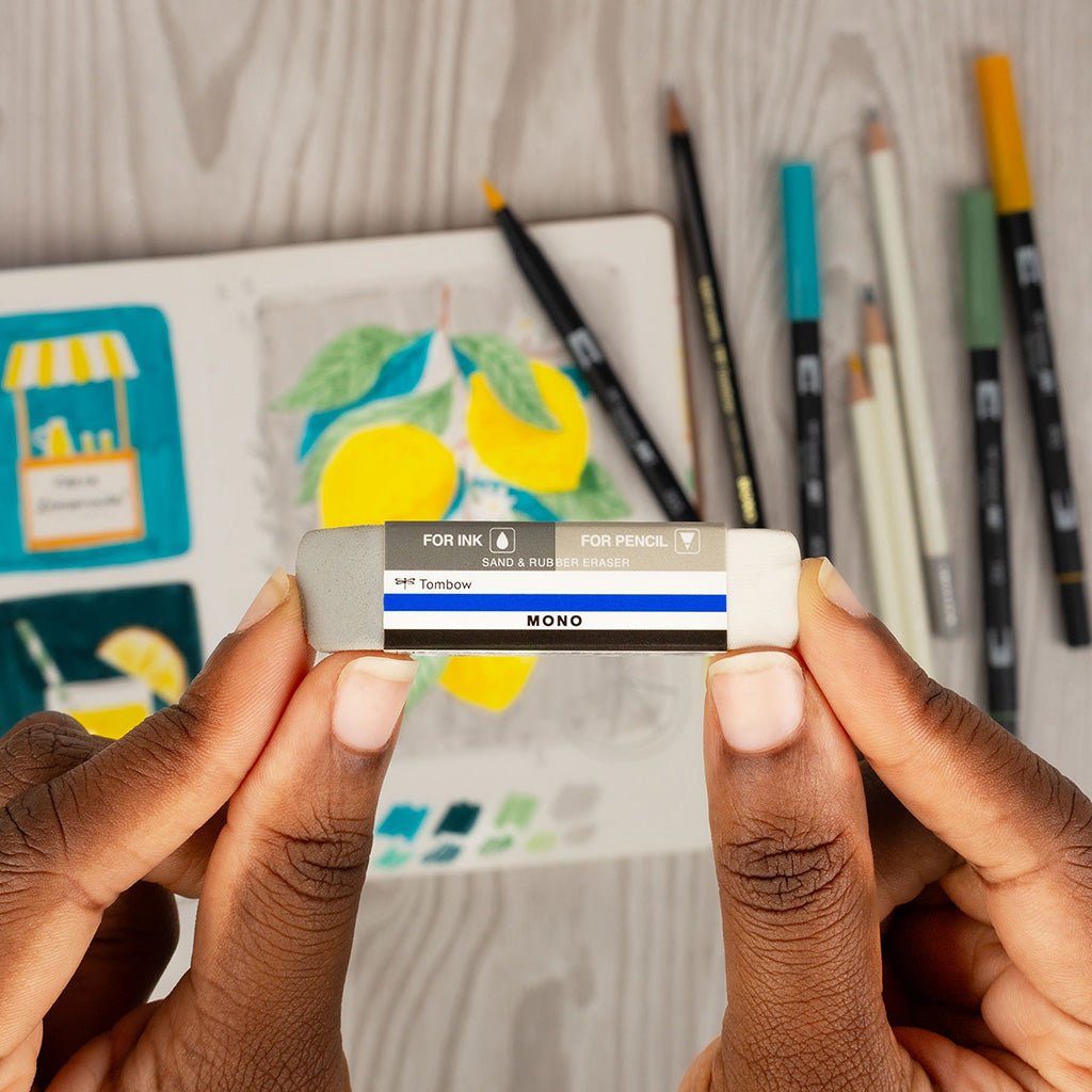 Mono Sand and Rubber Eraser - Famous | Online Store