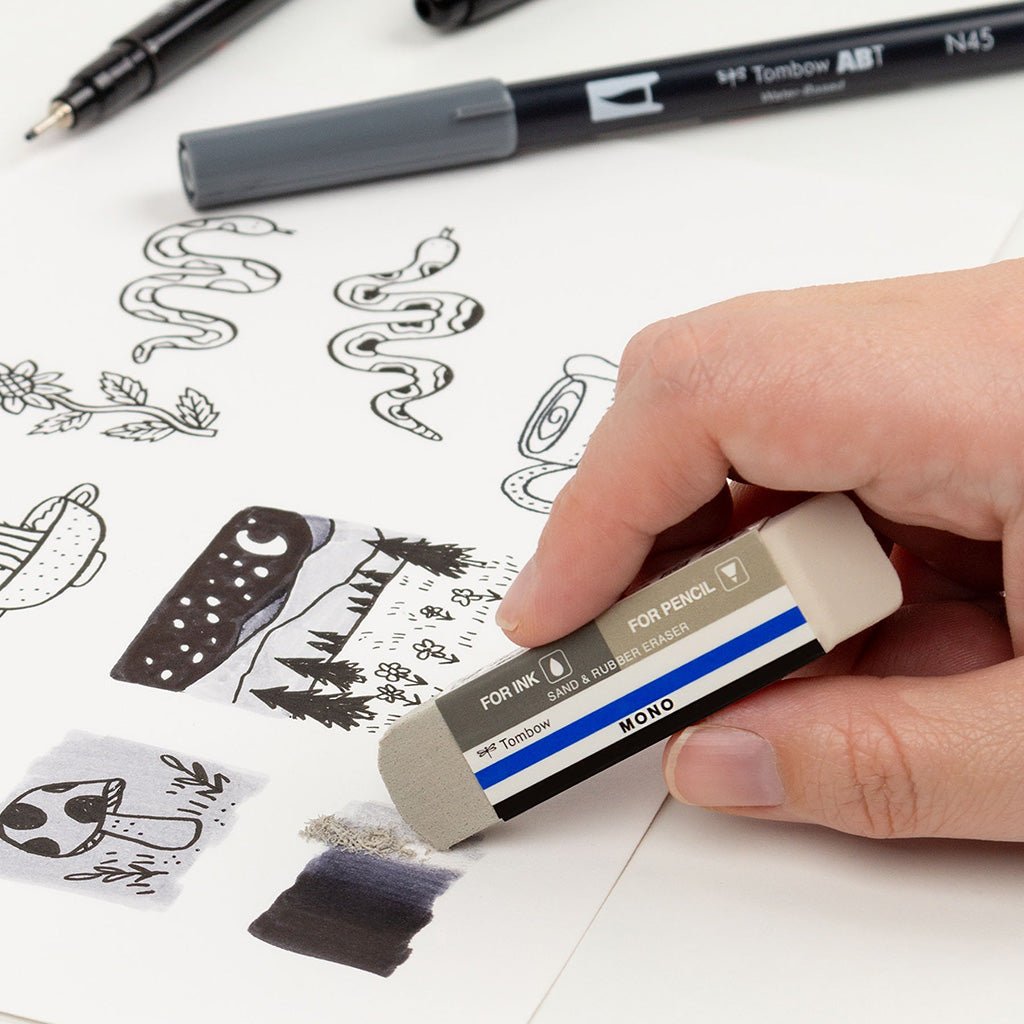Mono Sand and Rubber Eraser - Famous | Online Store