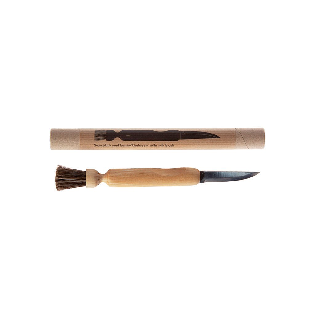 Mushroom Knife with Brush - Famous | Online Store