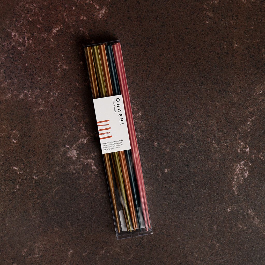 Ohashi Belchic Bamboo Chopsticks, Set of 5 - Famous | Online Store