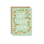 Orange Blossoms Get Well Card - Famous | Online Store