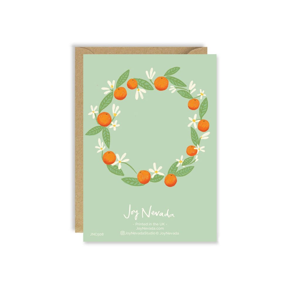 Orange Blossoms Get Well Card - Famous | Online Store
