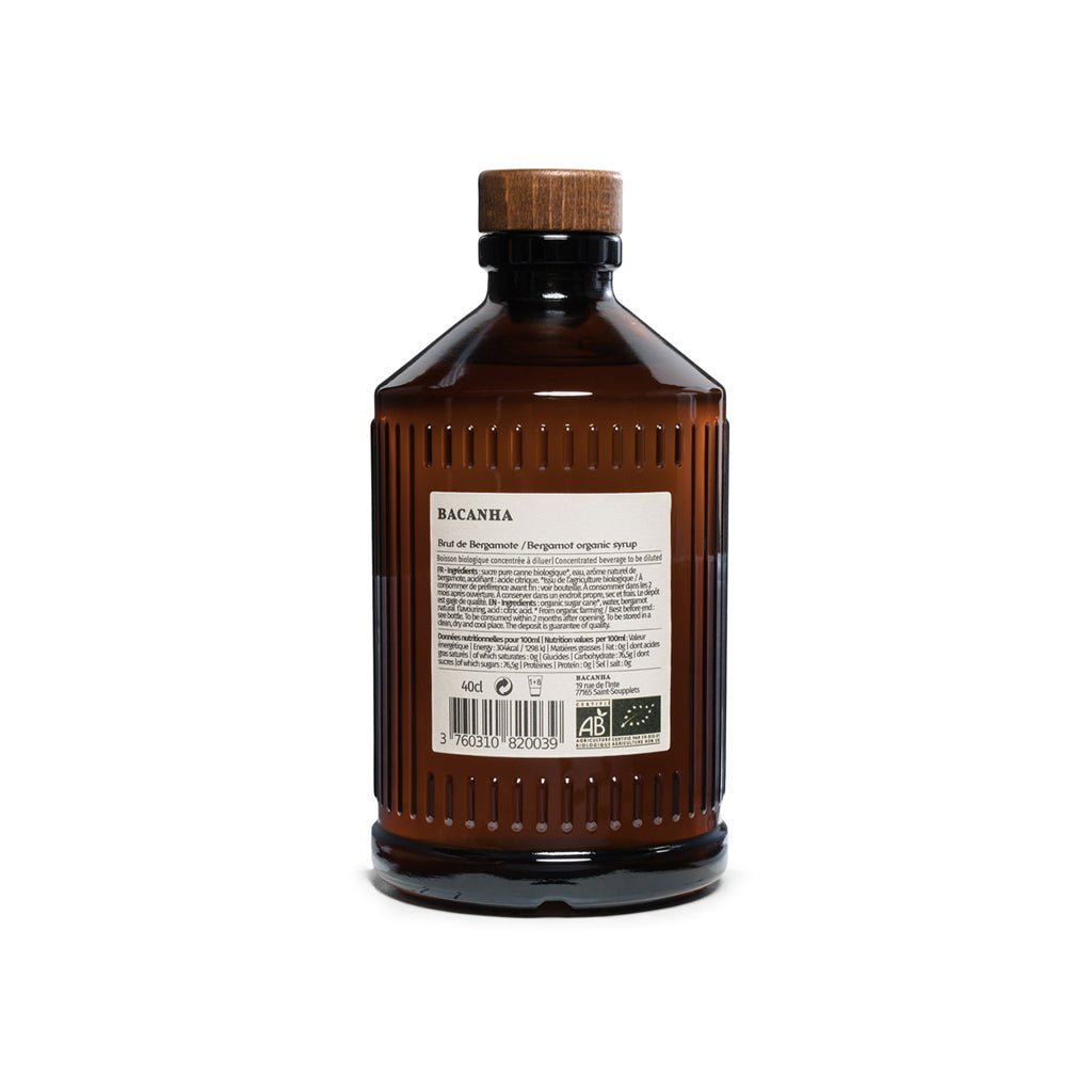 Organic Raw Bergamot Syrup - Famous | Online Store