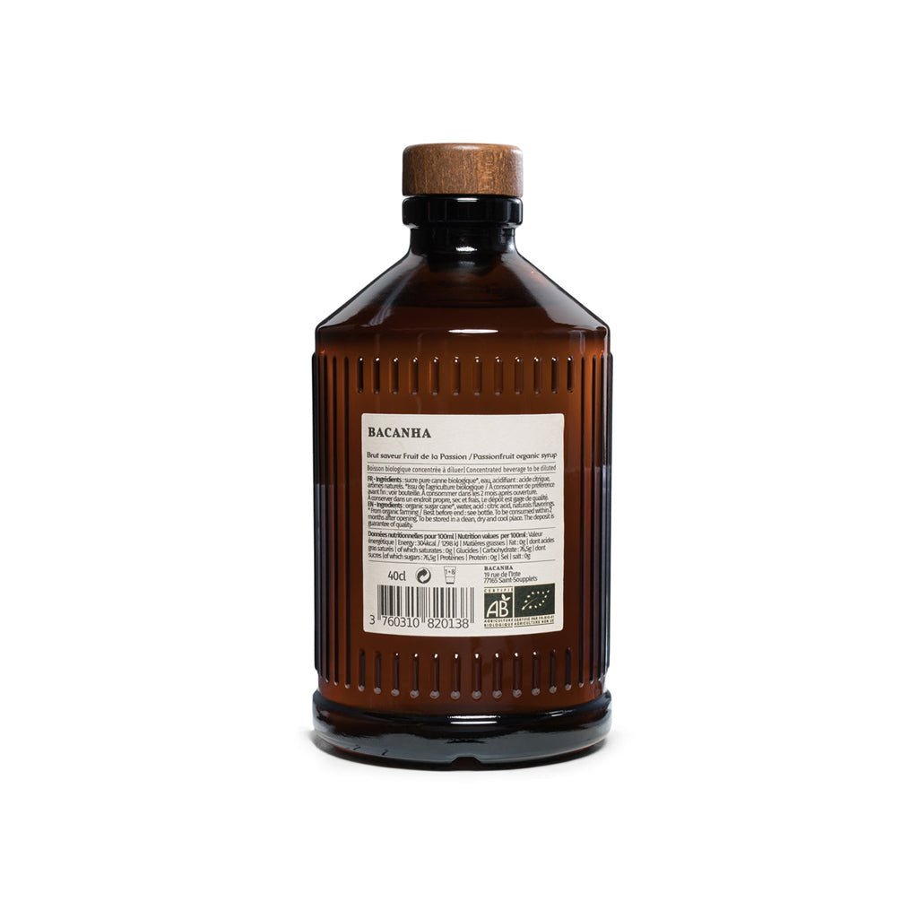 Organic Raw Passionfruit Syrup - Famous | Online Store