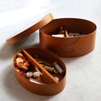 Oval Wood Shaker Box