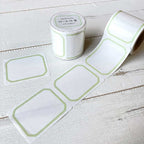 Papier Platz Green Frame Stickers