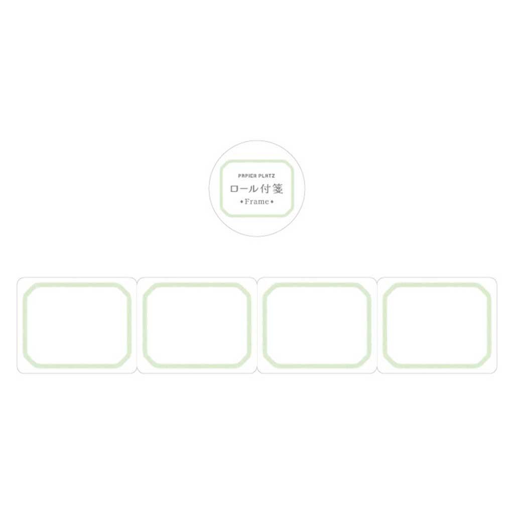 Papier Platz Green Frame Stickers