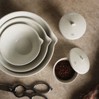 Porcelain Spice Jar with Lid