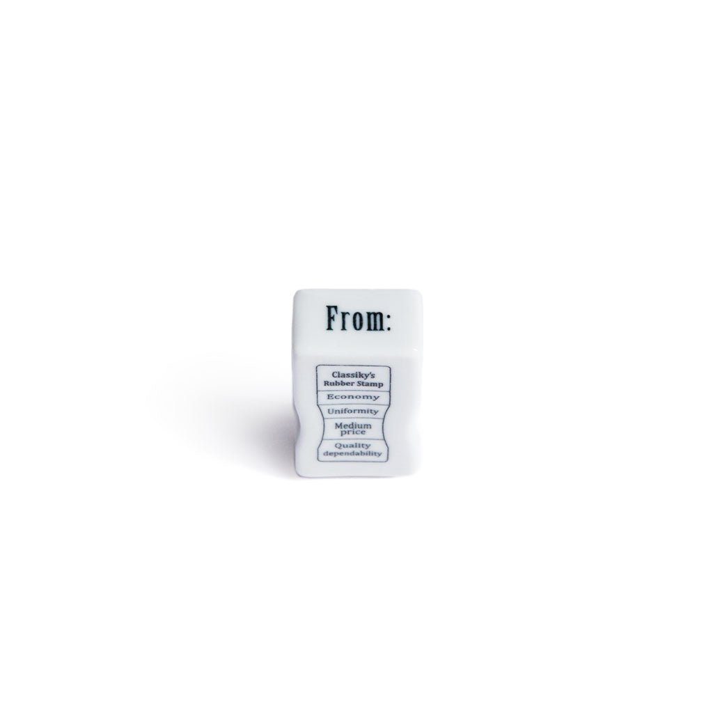 Porcelain Stamp
