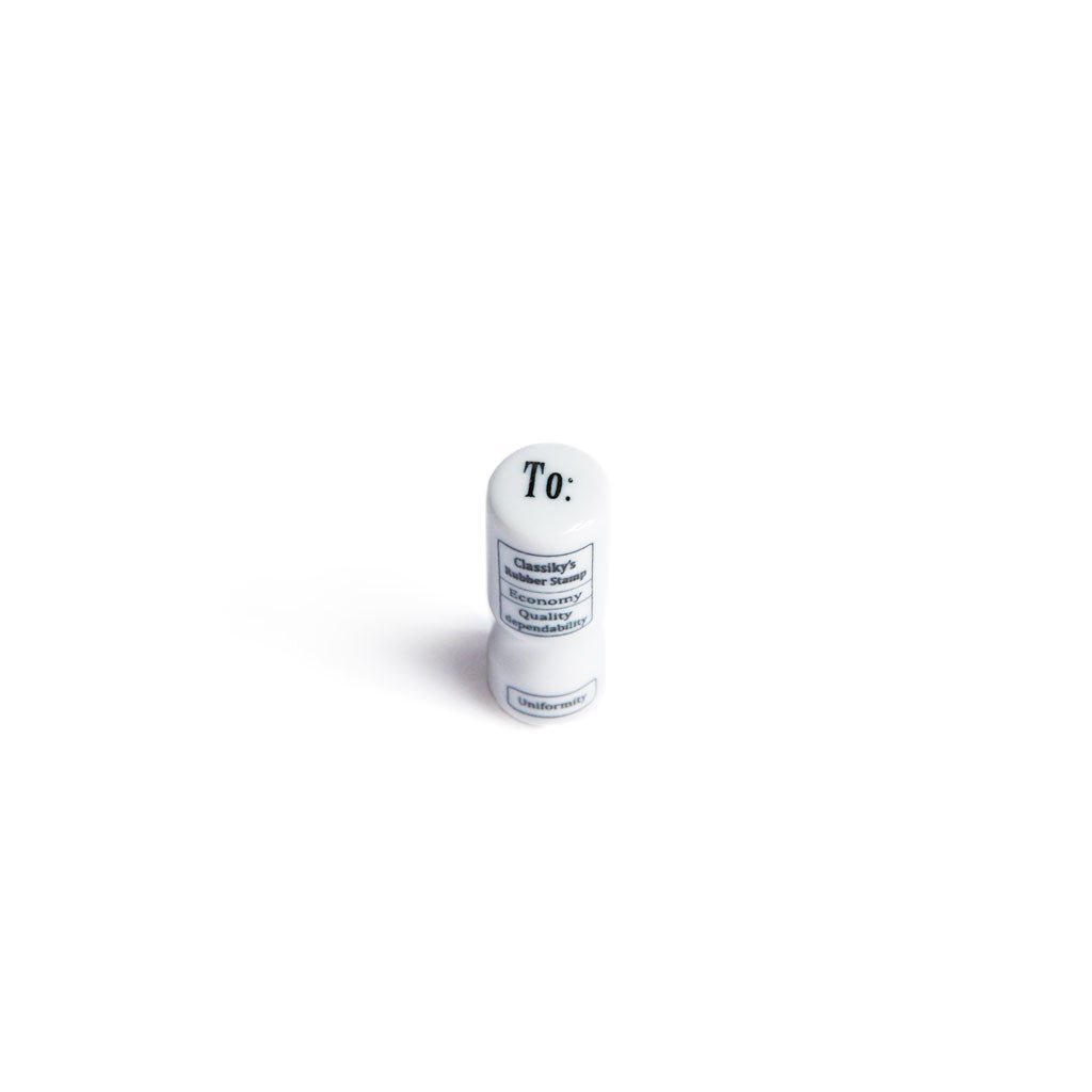 Porcelain Stamp