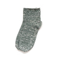 Random Plait Quarter Crew Slub Sock