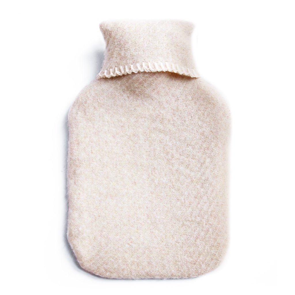 Recycled Wool Diagonal Stripe Hot Water Bottle
