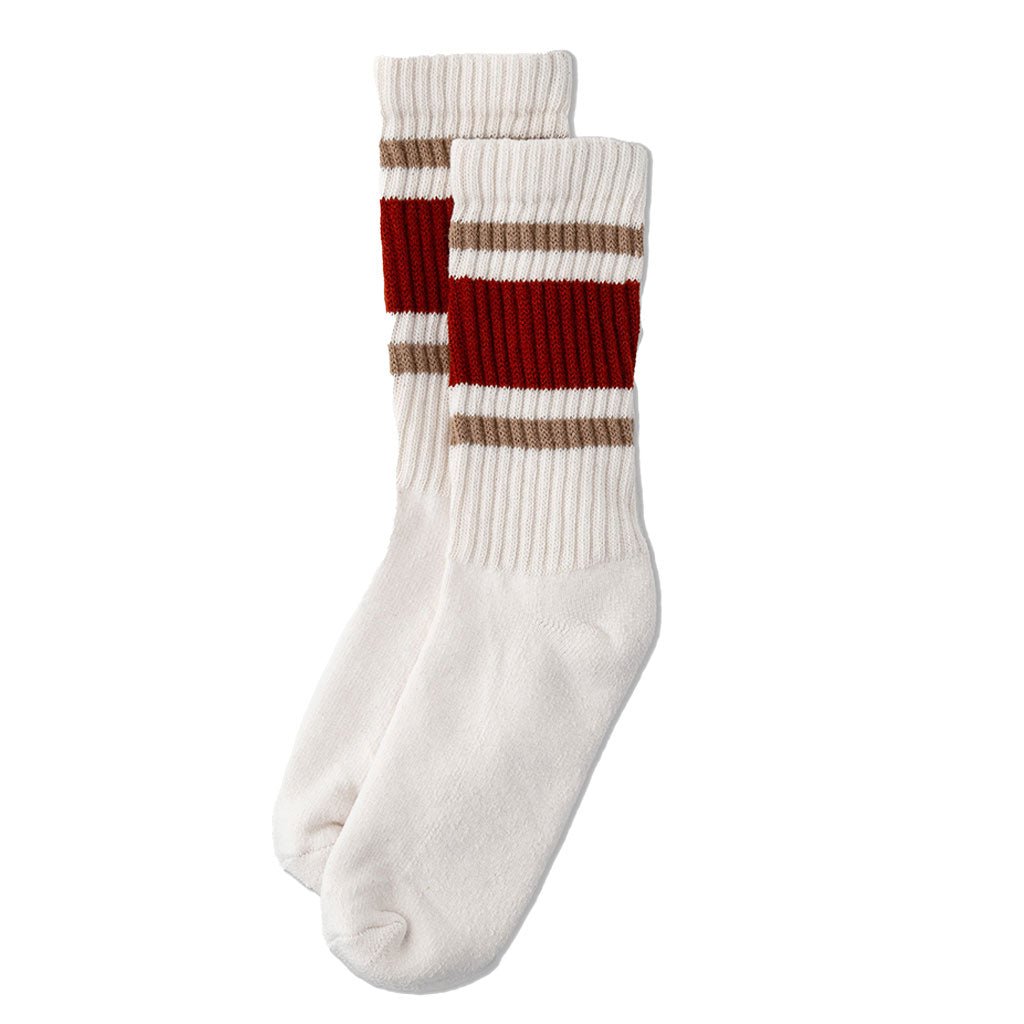 Chaussette à rayures rétro