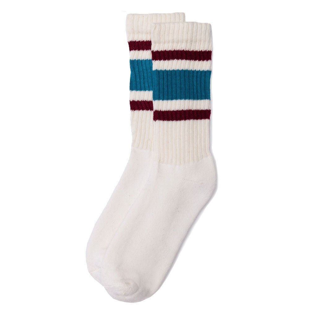 Chaussette à rayures rétro