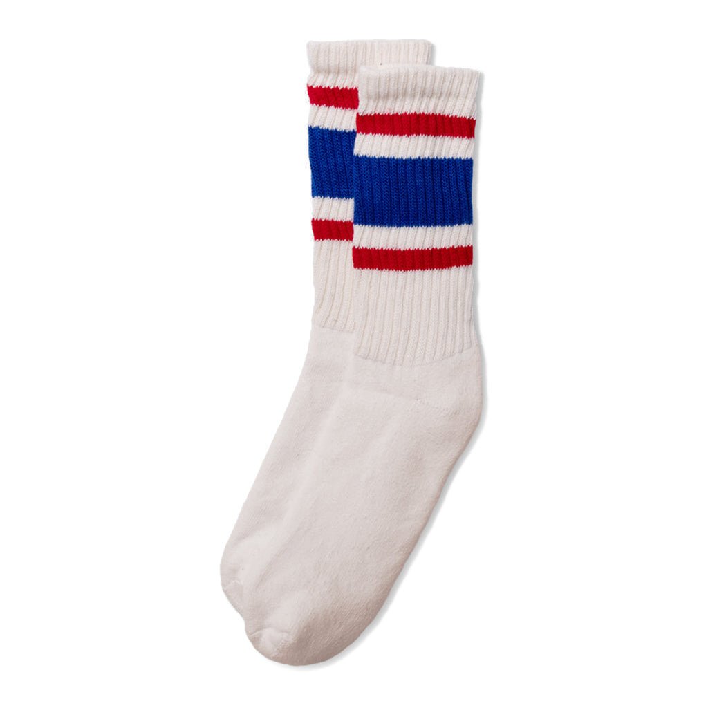 Chaussette à rayures rétro