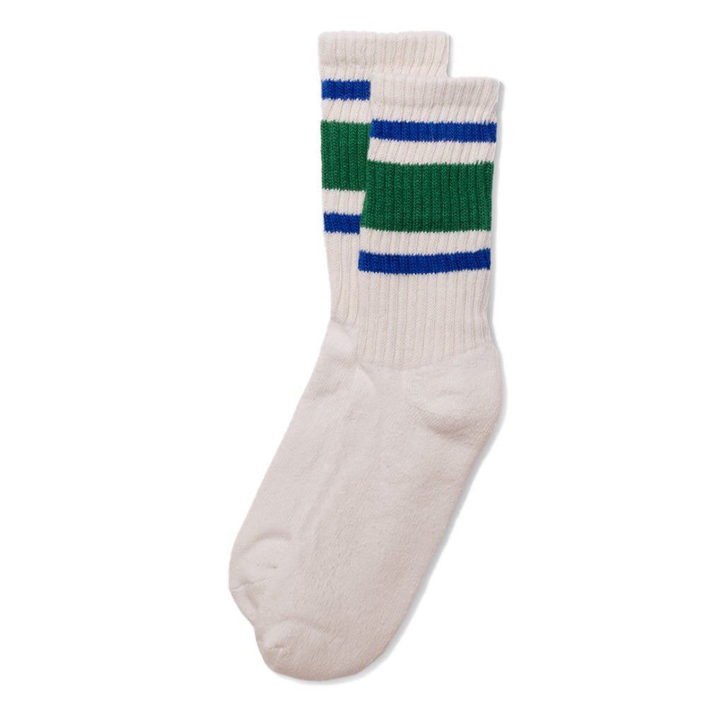 Chaussette à rayures rétro
