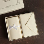 Rossi Cream Florentine Paper Stationery Set, Box of 25