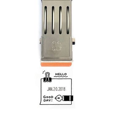 Sanby x Eric Small Things Medium Rotary Date Stamp - Good Day