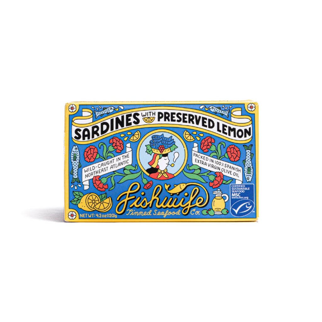 Sardines au citron confit