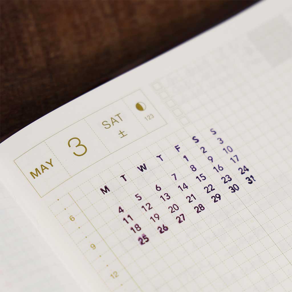 Shachihata Stamp Calendar