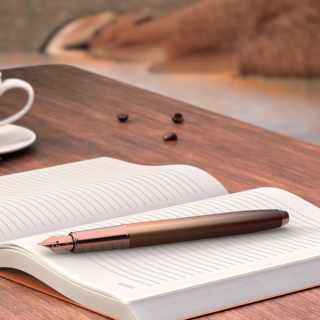 Stylo-plume Sheaffer 100 9374 Coffee Edition marron mat