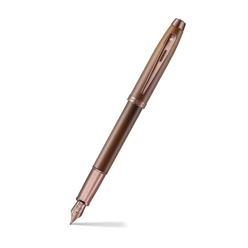 Stylo-plume Sheaffer 100 9374 Coffee Edition marron mat