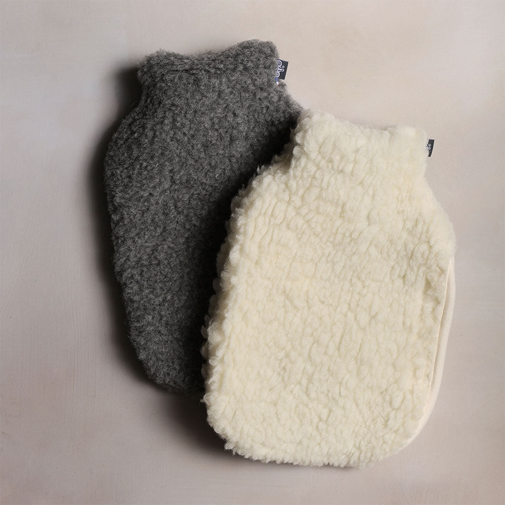 Bouillottes en laine de mouton
