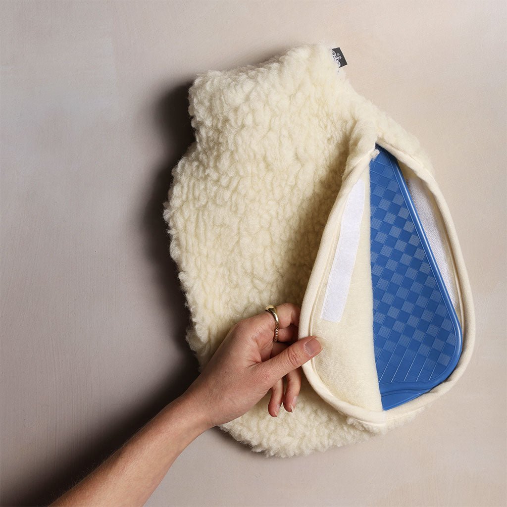 Bouillottes en laine de mouton