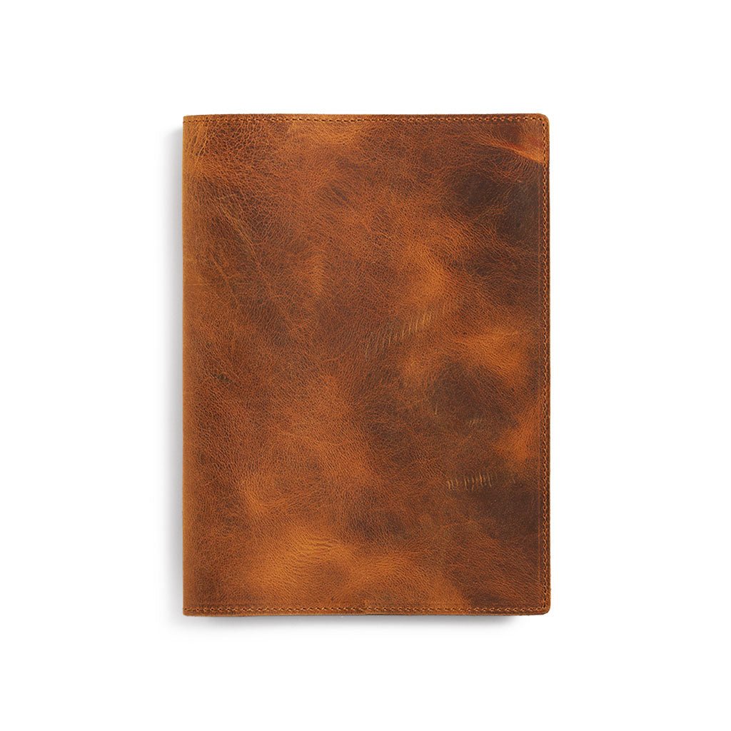 Slim Leather Notebook Cover - A5