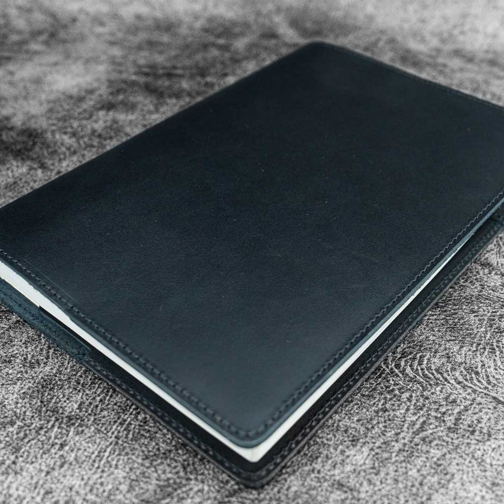 Slim Leather Notebook Cover - A5