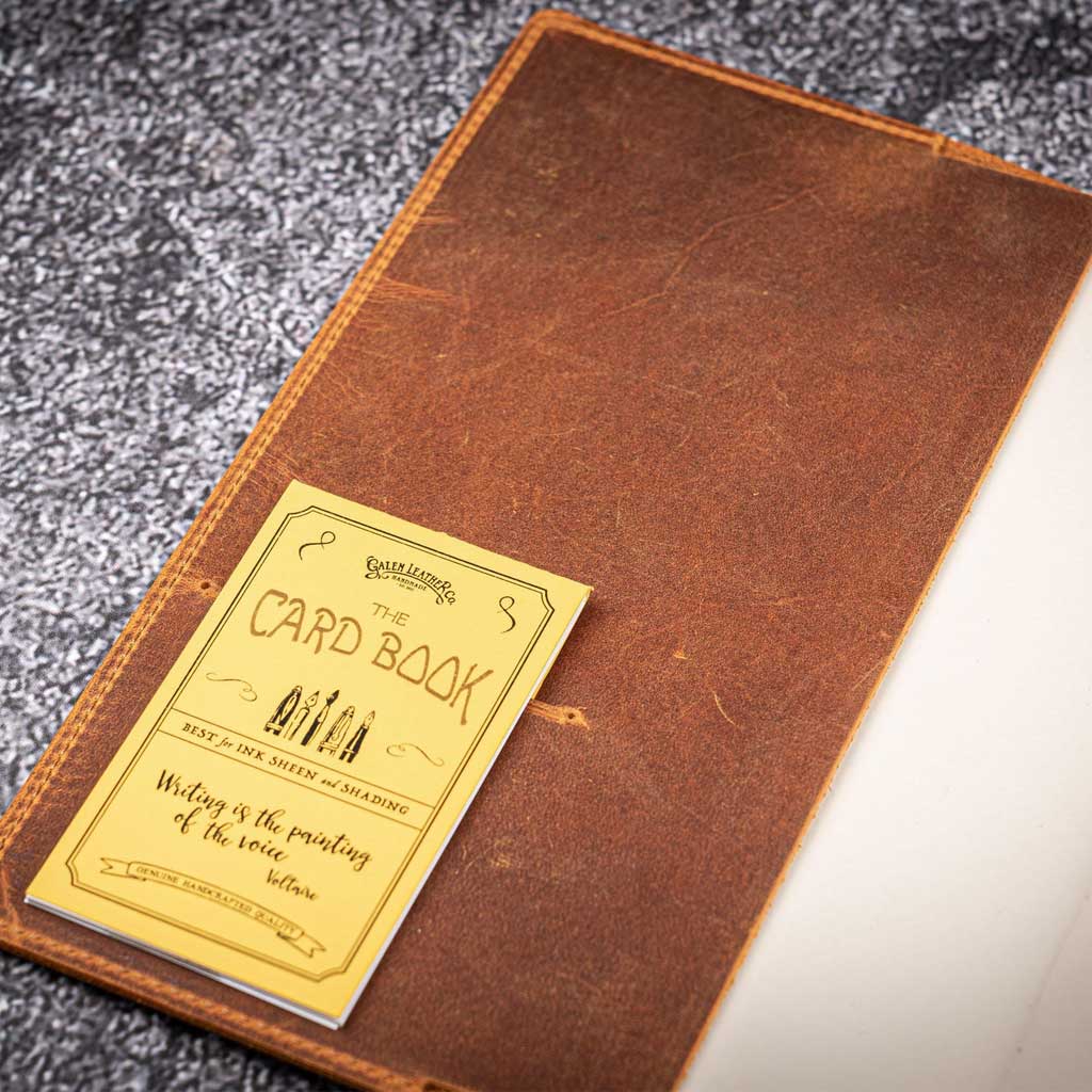 Slim Leather Notebook Cover - A5
