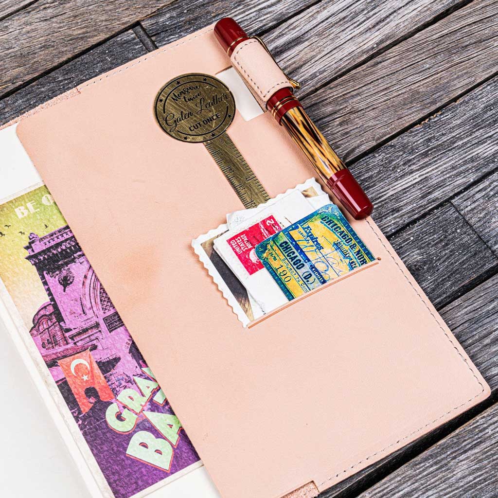 Slim Leather Notebook Cover - A5