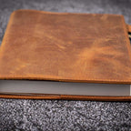 Slim Leather Notebook Cover - A5