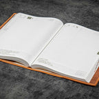 Slim Leather Notebook Cover - A5