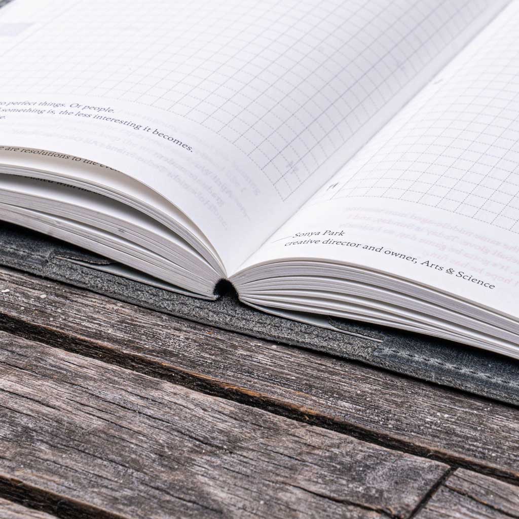 Slim Leather Notebook Cover - A6
