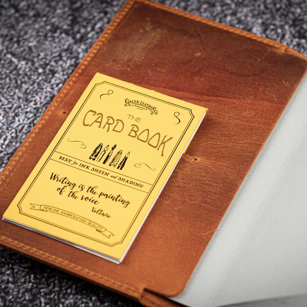 Slim Leather Notebook Cover - A6