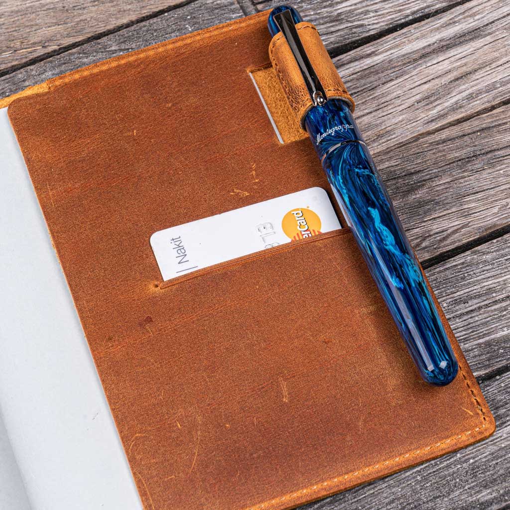 Slim Leather Notebook Cover - A6