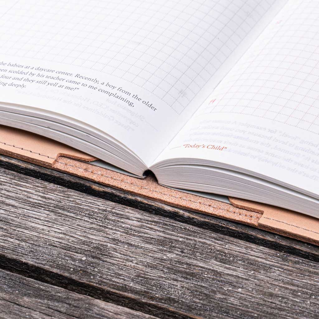 Slim Leather Notebook Cover - A6
