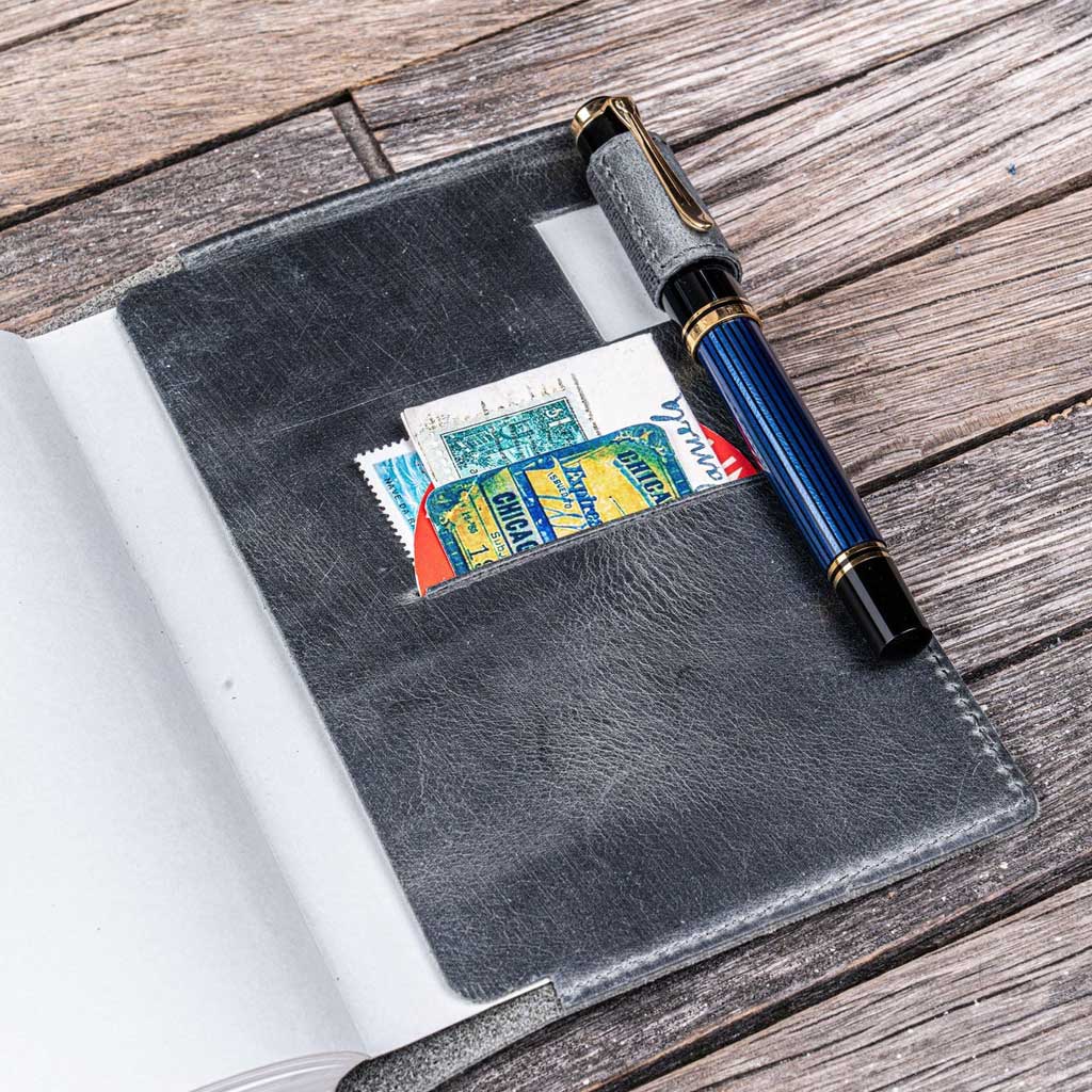 Slim Leather Notebook Cover - A6