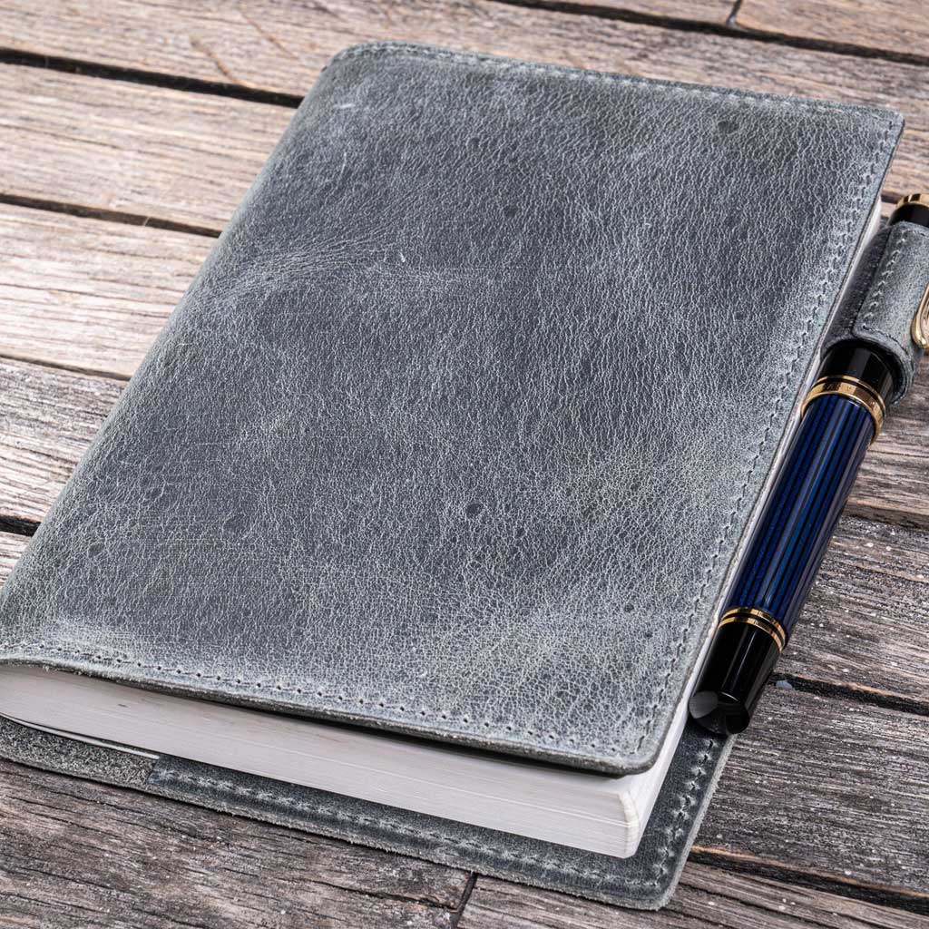 Slim Leather Notebook Cover - A6